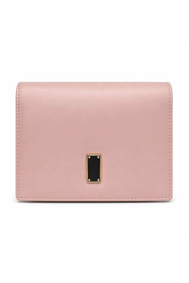Women's Two-Compartment Square Hand and Shoulder Bag with Flap