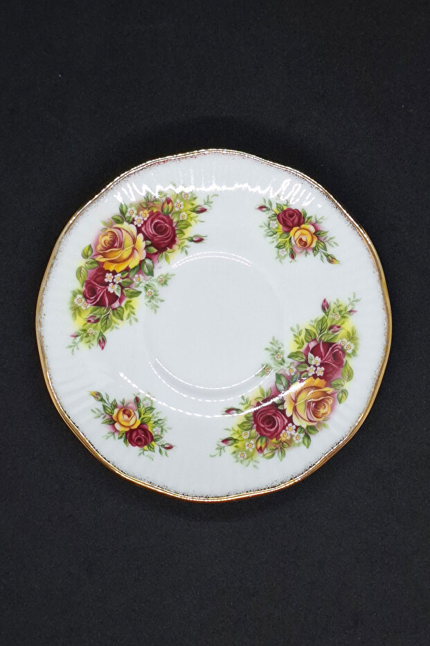 English Garden Patterned Floral Cup Saucer 12.5 cm