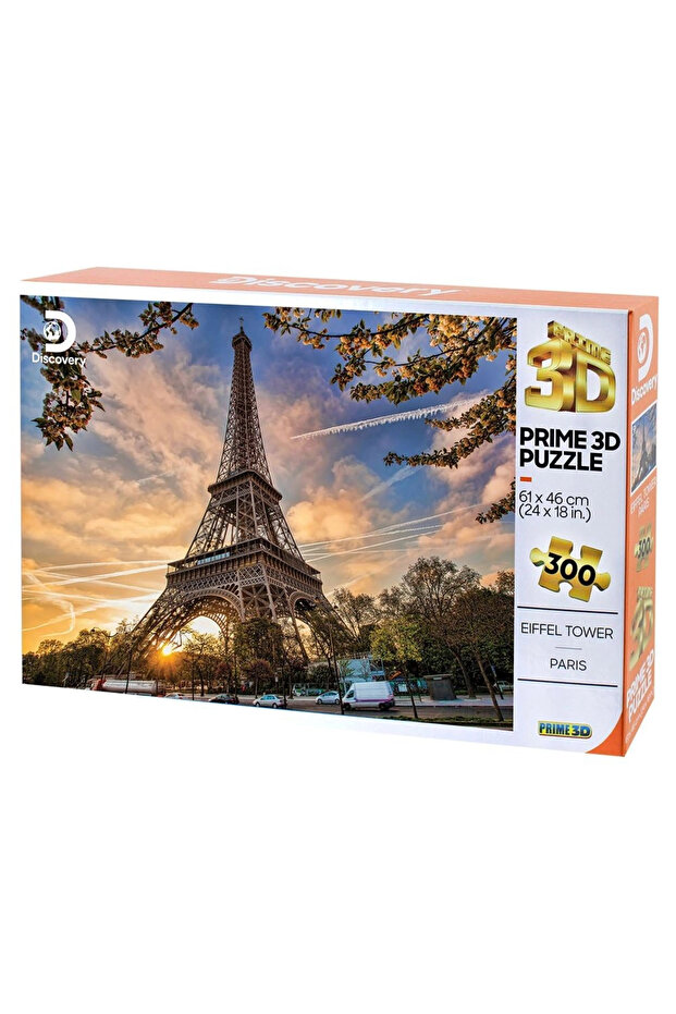 Prime 3D Discovery Eiffel Tower Adult Puzzle 300 Pieces