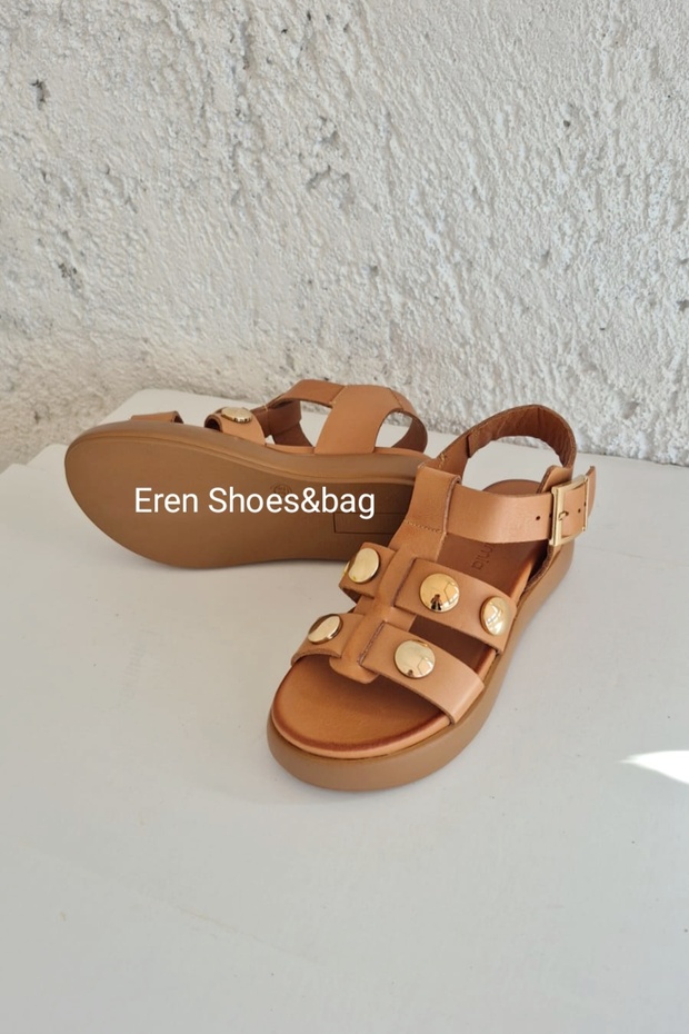 2235 Genuine Leather Ankle Strap Orthopedic Women's Sandals