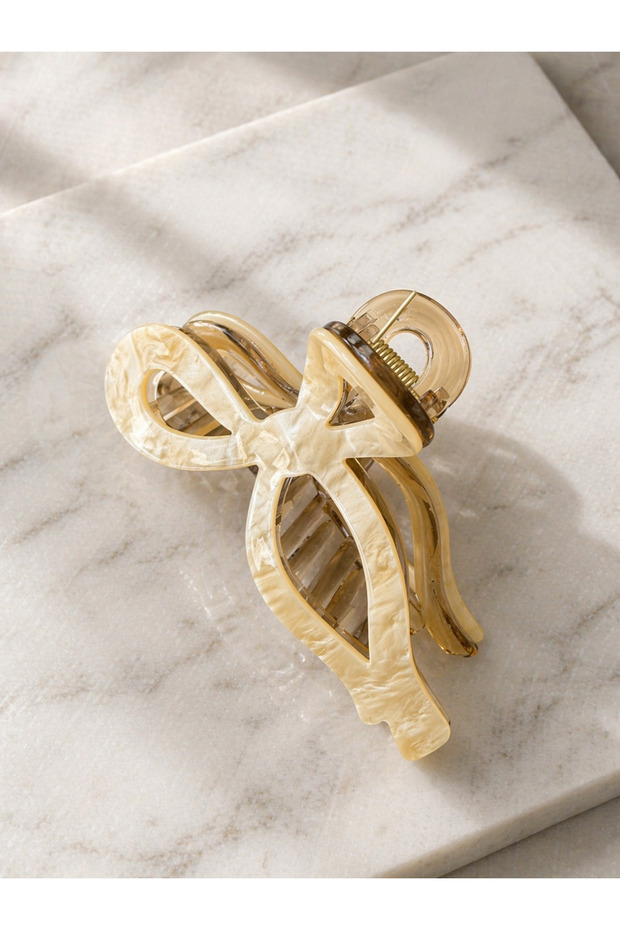 Visible Latch Bone Buckle Hair Bun Clip for Thick Hair