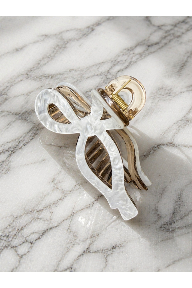 Visible Latch Bone Buckle Hair Bun Clip for Thick Hair