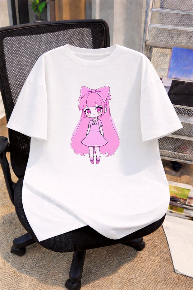 Oversize Kids Teen T-Shirt 100% Cotton Printed Comfortable Fit Casual Stylish T-Shirt