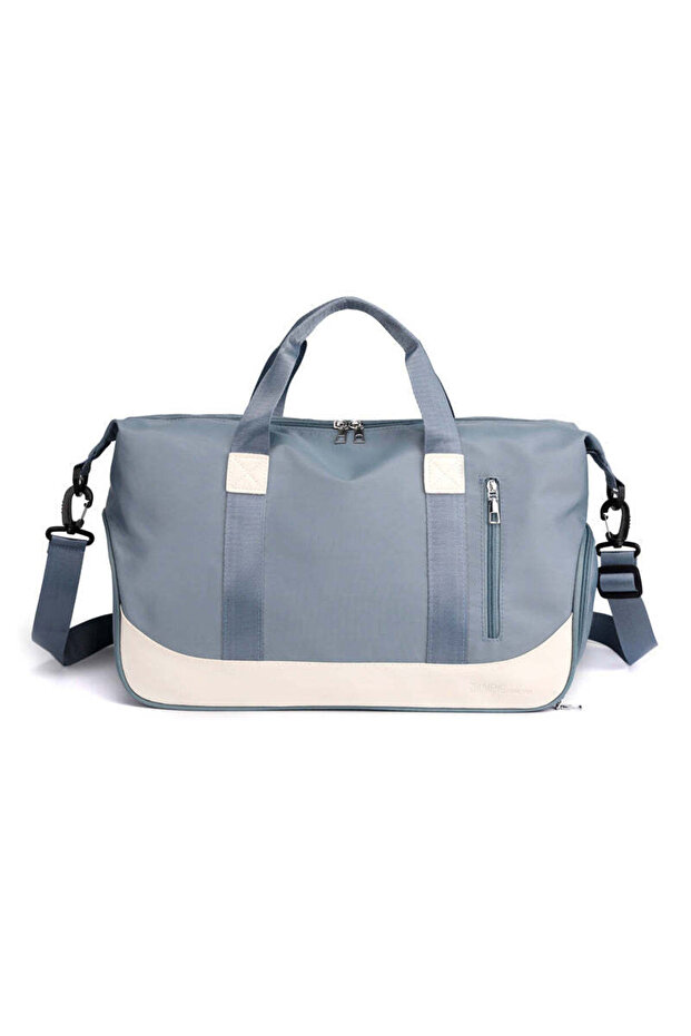 Gym & Travel Duffel Bag with Shoe Compartment,Lightweight,Water resistant and Spacious Weekender Bag