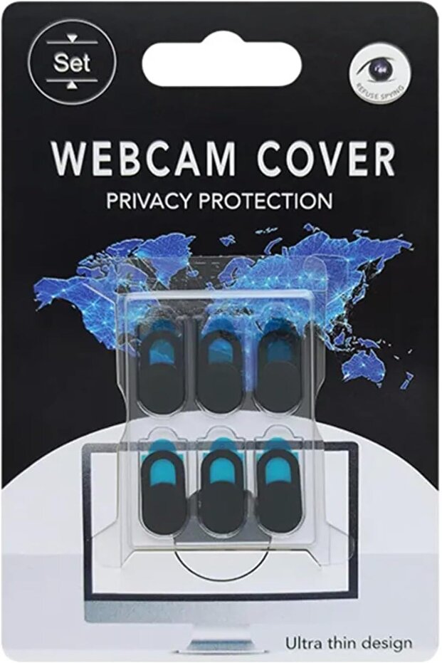 6 Pcs Webcam Cover Slide – Ultra Thin Camera Blocker for Laptops, Tablets, Phones – Comp