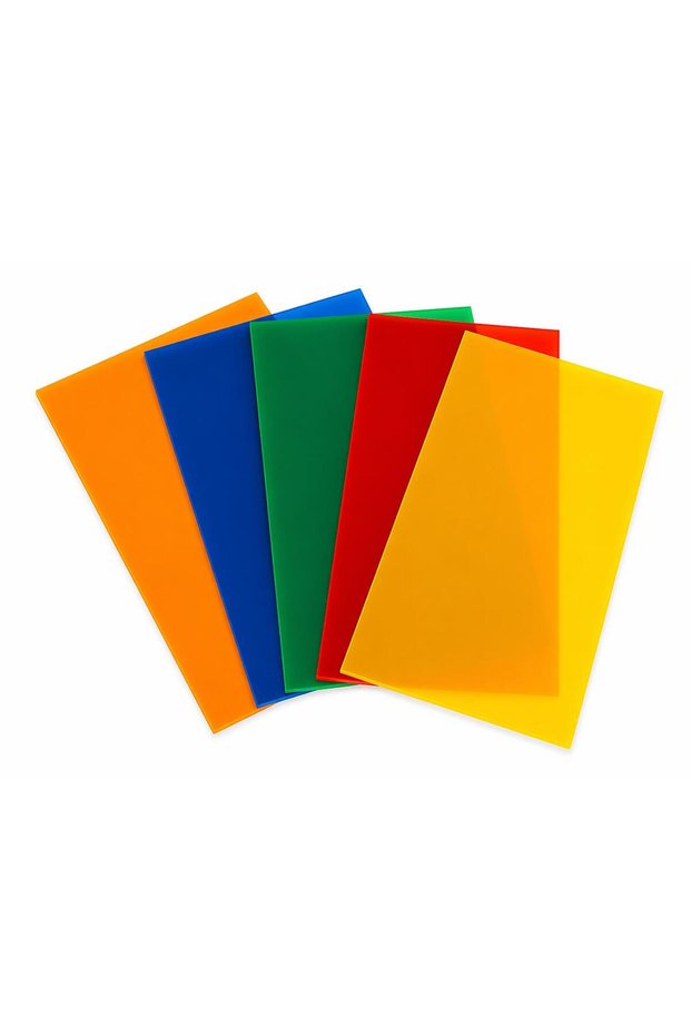 A4 Transparent Colored Acetate Paper Pvc 250 Micron Pack of 5