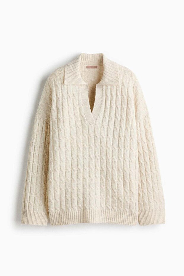 Cable-knit jumper - 5
