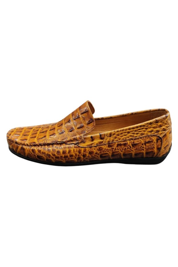 Croco Print Summer Men's Shoes
