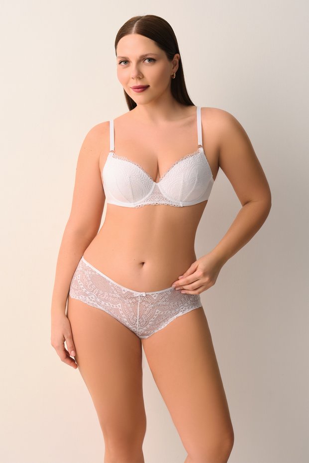 Lace Deluxe High Waist Lace Trim Slip Panties