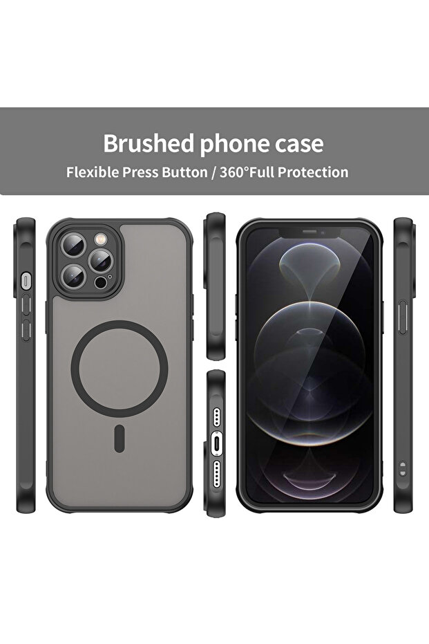 Case for iPhone 11 Pro Max, Techsuit, TPU, Black - 6