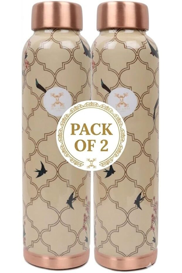 950ml Pure Copper Water Bottle | Seamless, Leak-Proof & BPA-Free | Premium Hydration