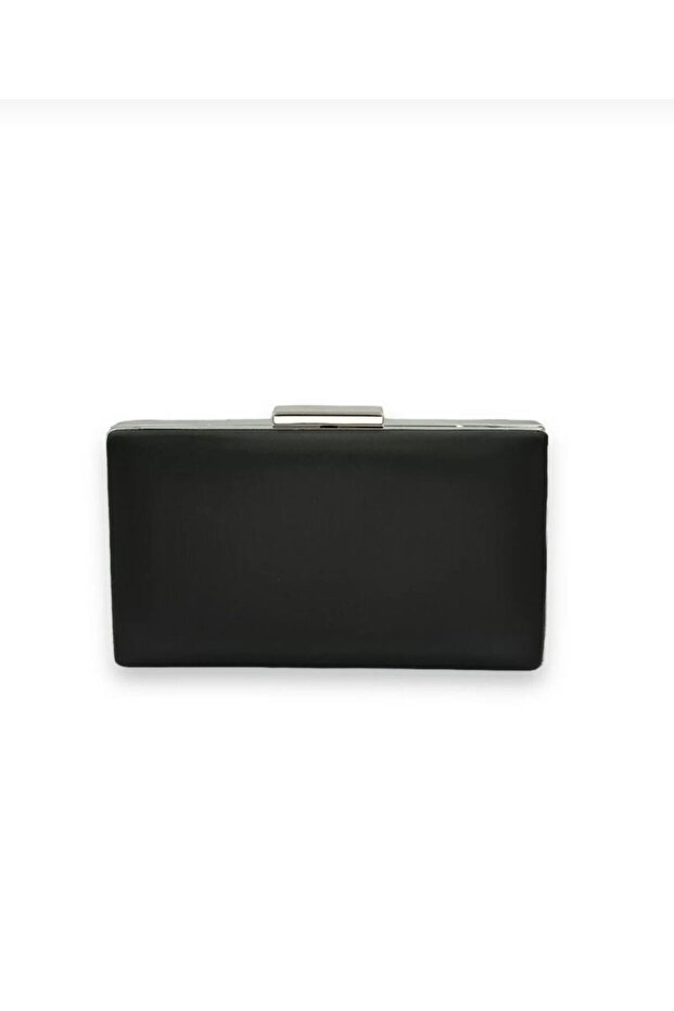 Varol Sade Metal Case Satin Evening Dress Bag
