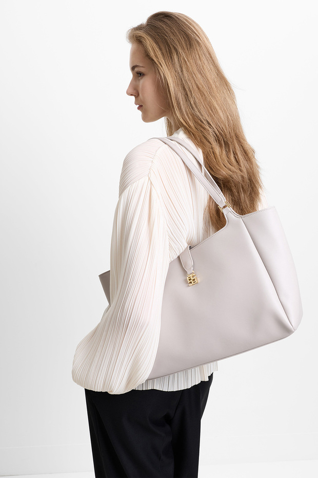 Women's Grey Mayfair Tote Bag