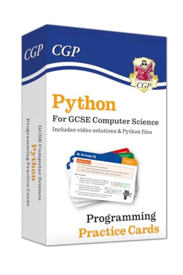 Python Programming Practice Cards for GCSE Computer Science with Python Files & Videos