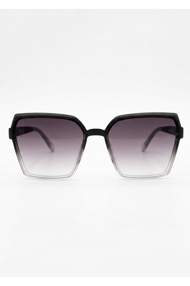 Women's Black Cat Eye Uv400 Protected Modern Design Sunglasses