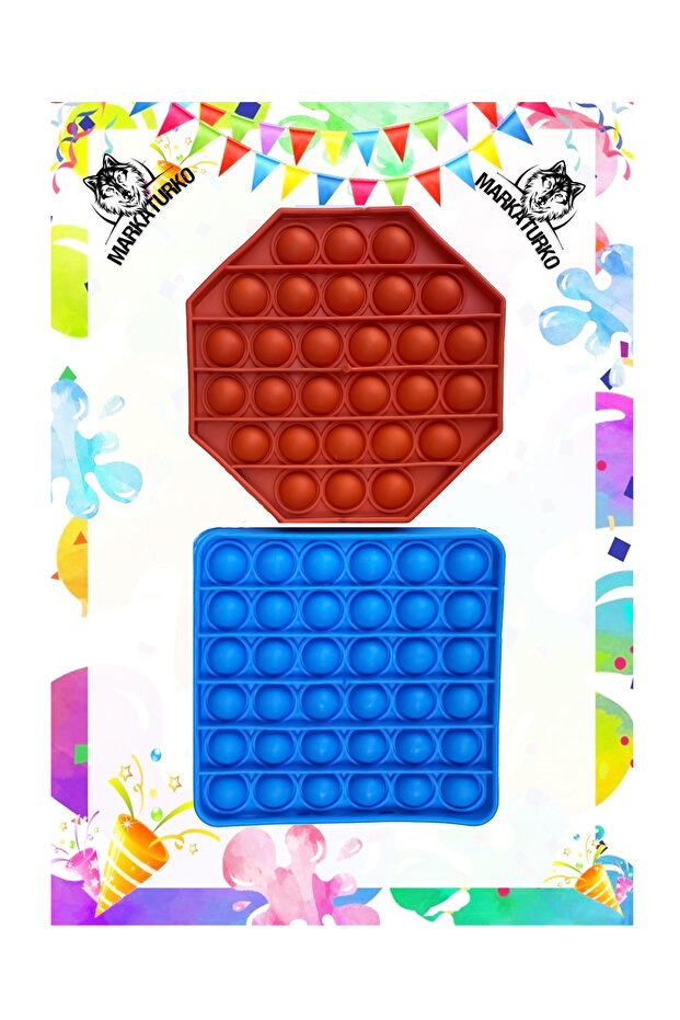 Popit Sensory Toy Mental Development Stress Relief Game Set of 2