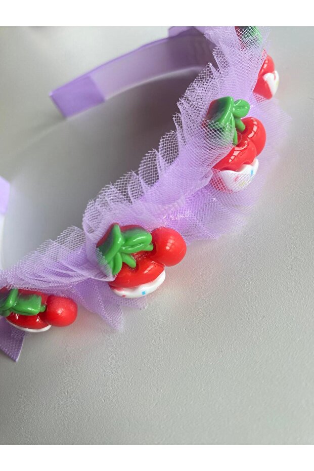 Colorful Summer Cherry Girls' Crown