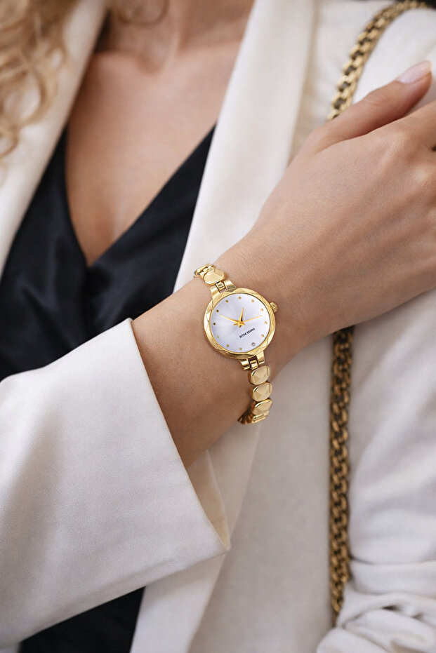 Swissplus Gold Color Women's Watch Model-8 St0714Abl