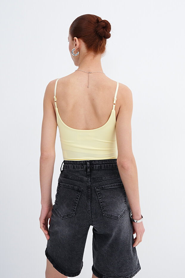 Adjustable Strap Bodysuit Z2011 - 6