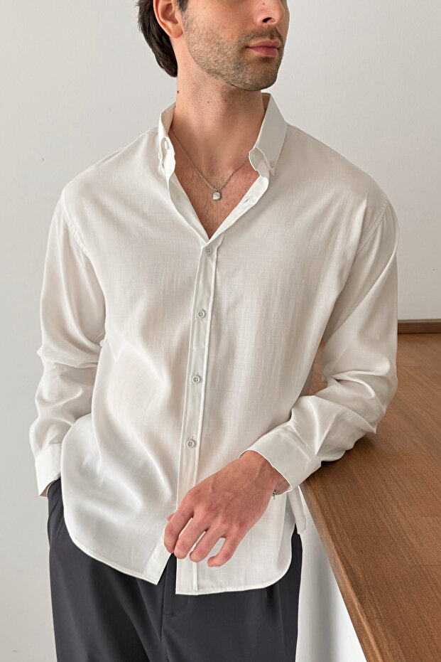 Men's Oversize Modal Shirt