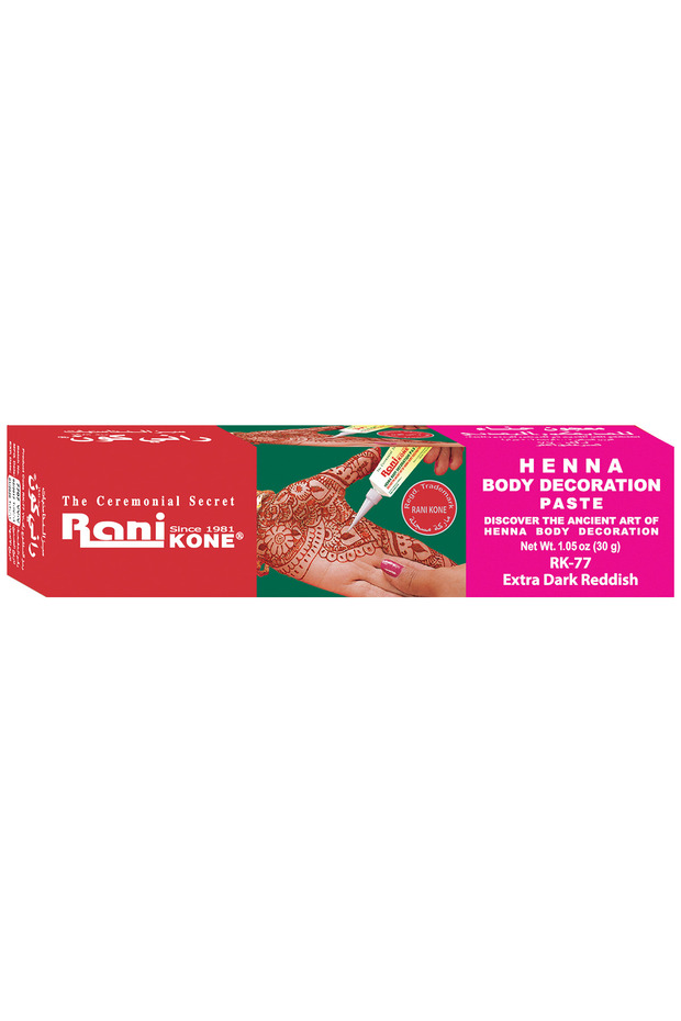 Henna Body Decoration Paste RK-77 Extra Dark Reddish