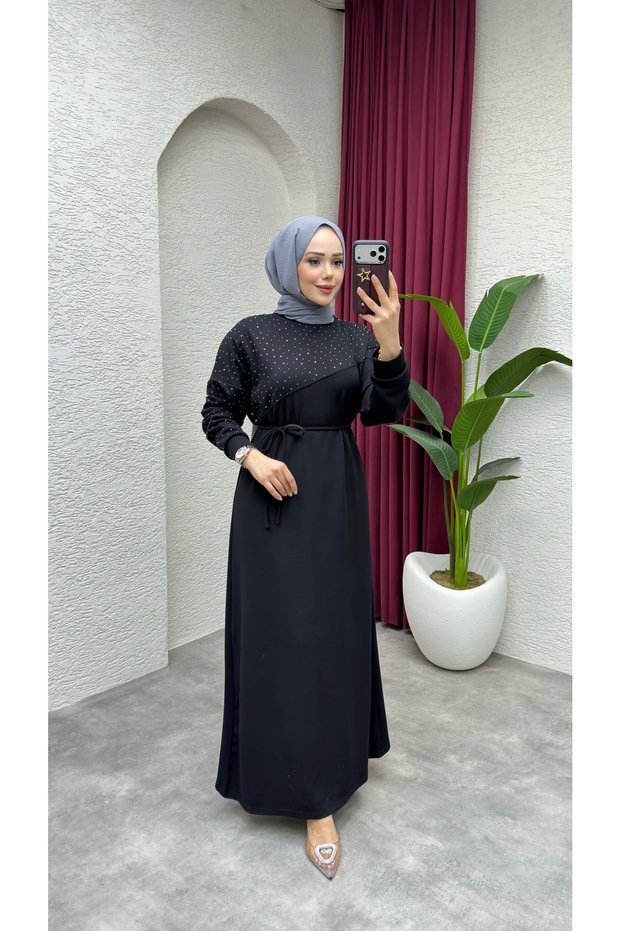 Asymmetrical Stitching Detailed Dress