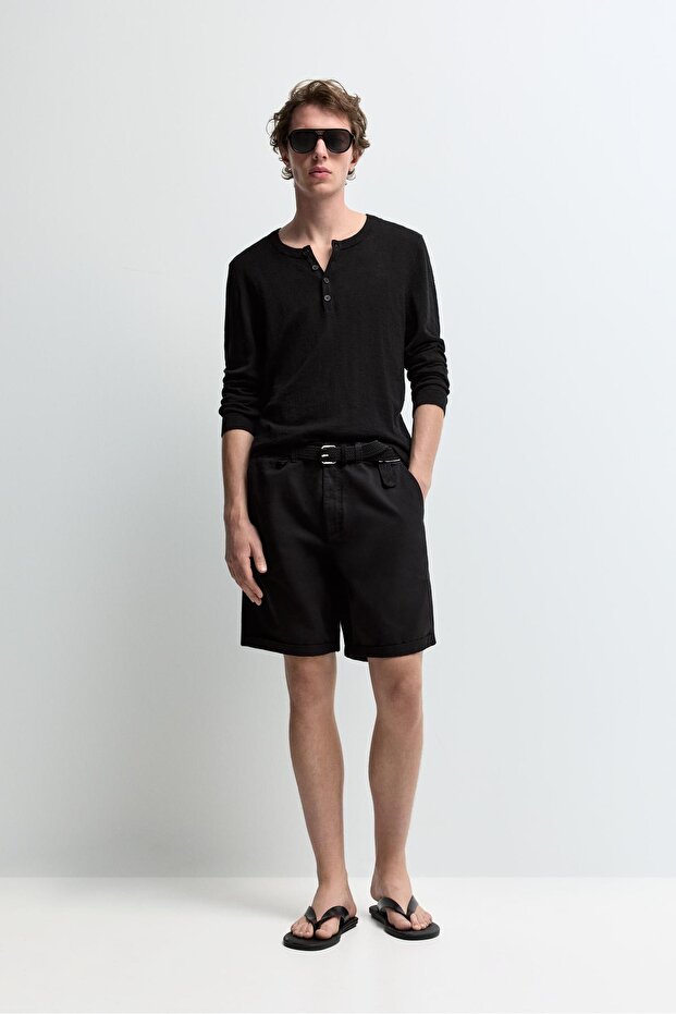 Slim fit bermuda