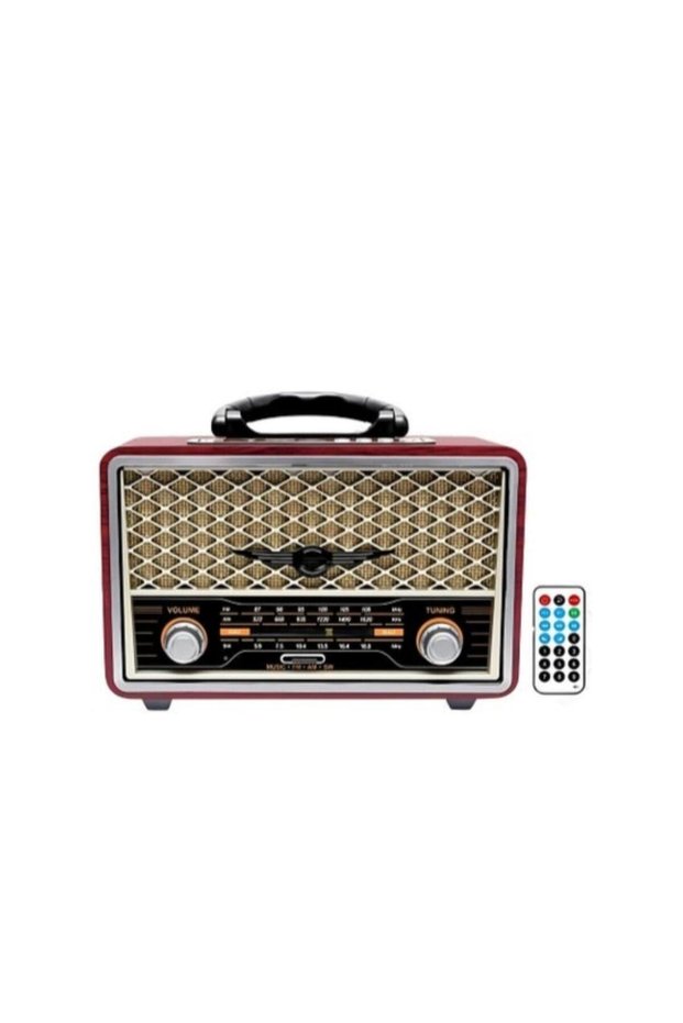 Retro "All-in-One" Vintage Portable Wireless Radio with Bluetooth & Rechargeable Battery