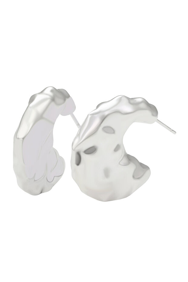 C Hoop Earrings - 2
