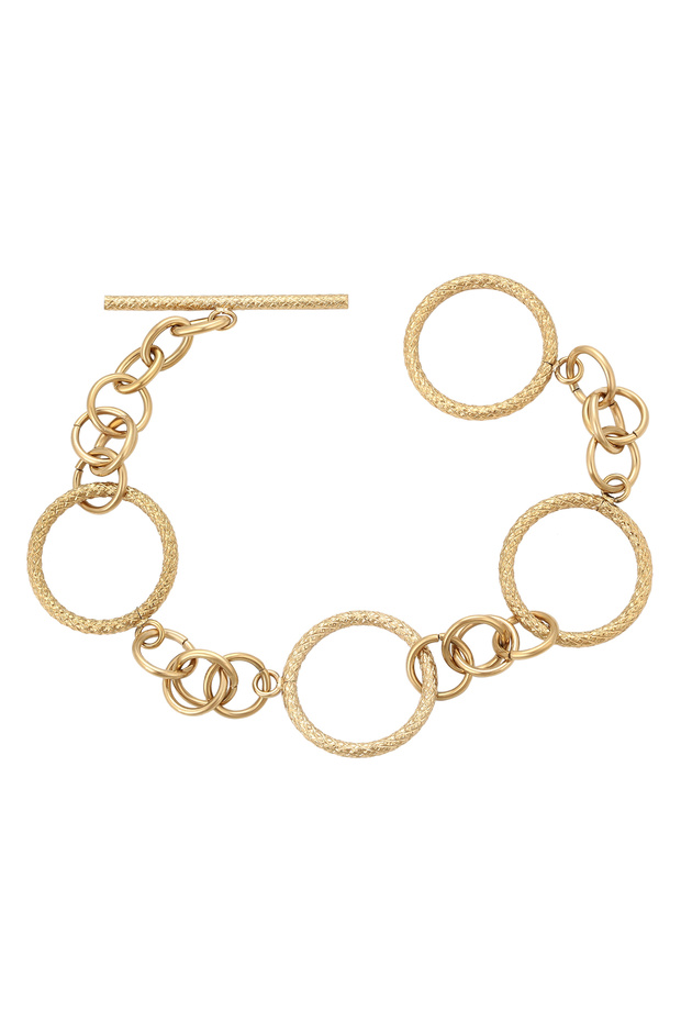 Round Chain Link Bracelet - 1