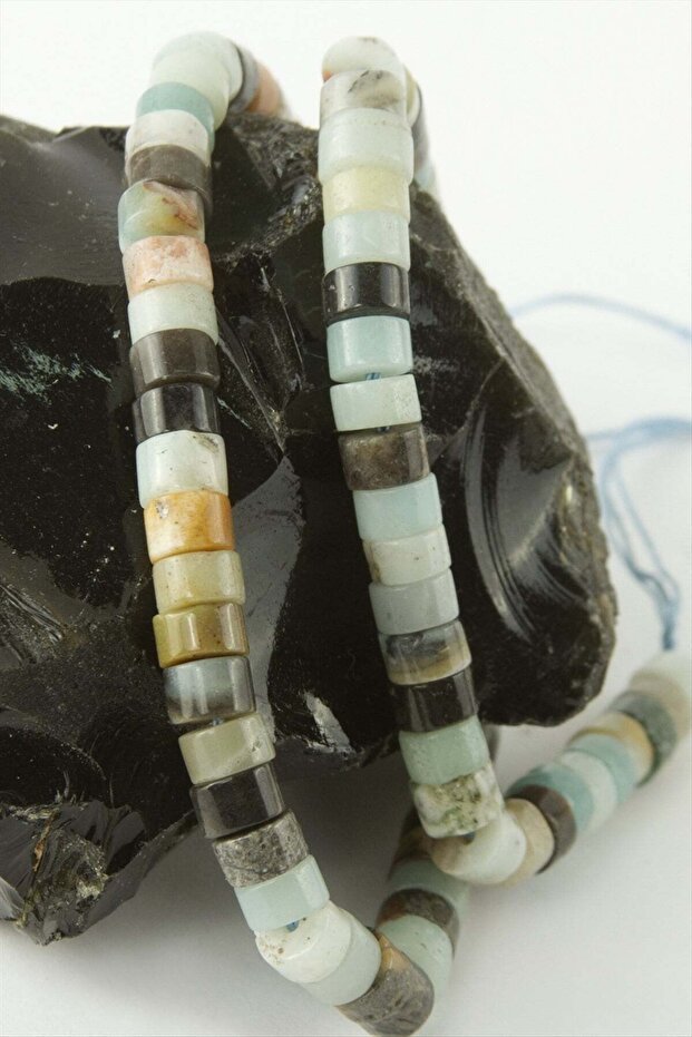 6 mm Disk Amazonite Stone