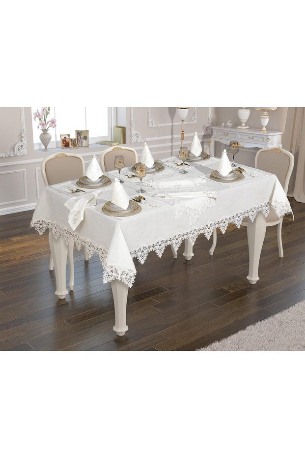 12-Person Tableware Set – Hassle-Free 12-Person Table Set 26-Piece Dowry Set Hassle-Free Garden Linen