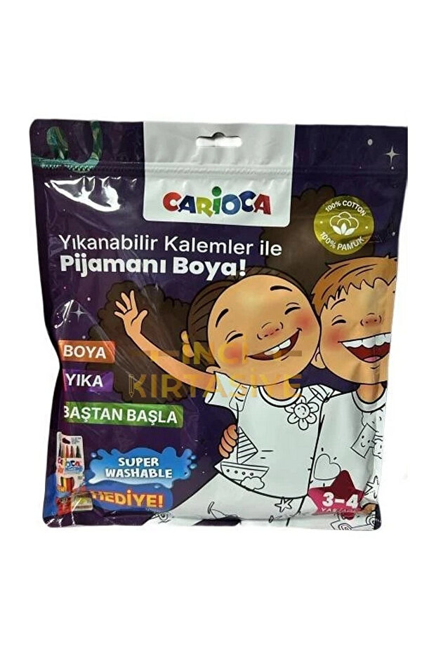 Paintable Pajamas with Pen Gift for 3-4 Years Old