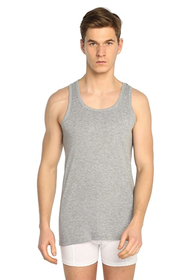 Fidan Gray Men's Undershirt 3 Pack