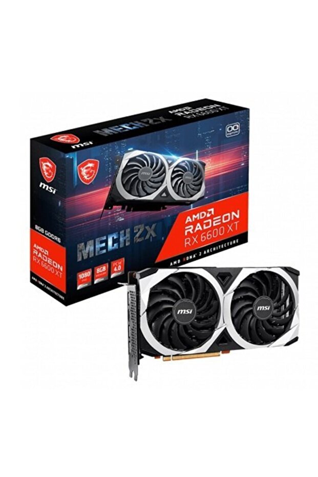 Radeon Rx 6600 Xt Mech 2x Oc 8gb Gddr6 128bit Amd Ekran Kartı - 1