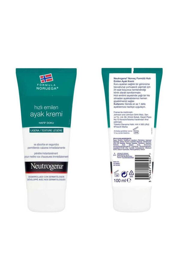 Norveç Formülü Hızlı Emilen Ayak Kremi 100 Ml - 1