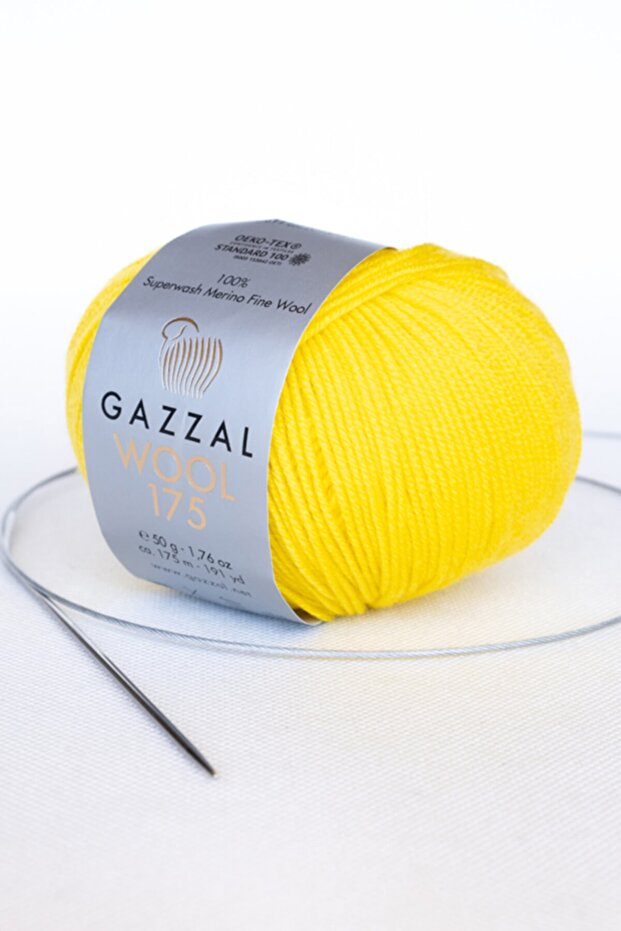Wool 175 Super Washing 100% Merino First Class Wool Hand Knitting Yarn, 50 gr (311)