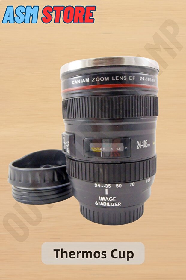 Thermos Cup with an Objective Look