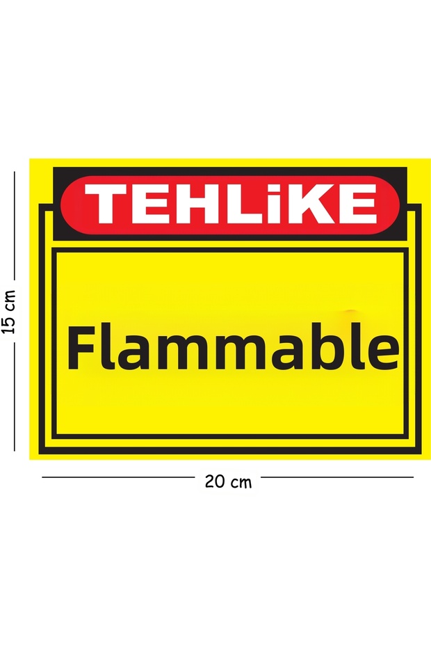 Metal Danger Sign 15X20 cm Warning Work Safety Sign
