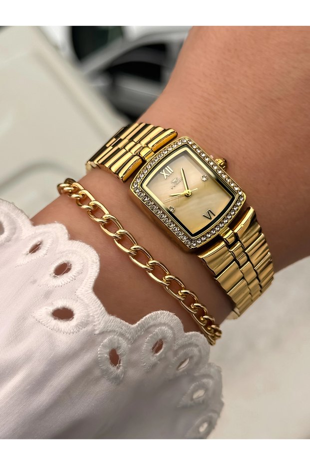 Yellow Steel Cord Women Wrist Watch Fl88744A-B4 3 Atm Water Resistant 2 Year Warranty Gift Wrapped