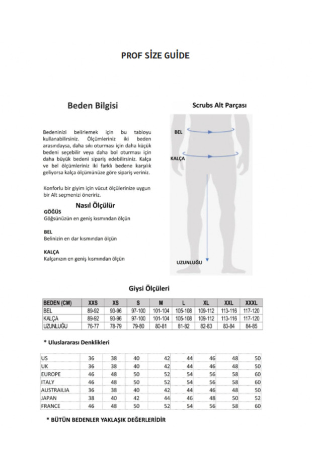 Echipa chirurgicală unisex Levent - 6