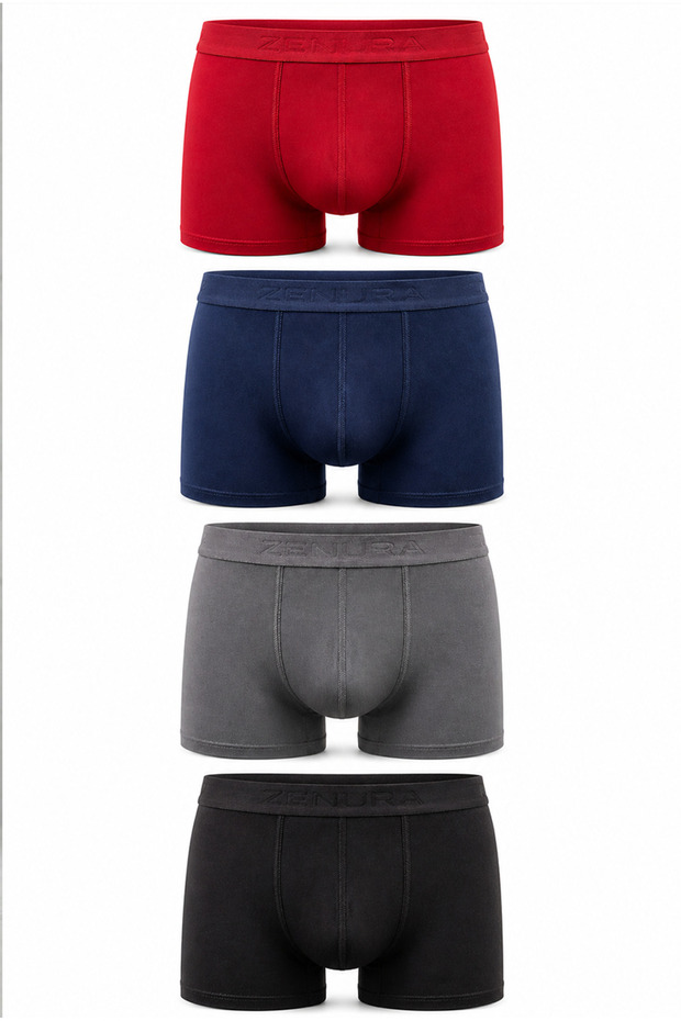 Men's Flexible Cotton 4-Piece Boxer Pack - 2304