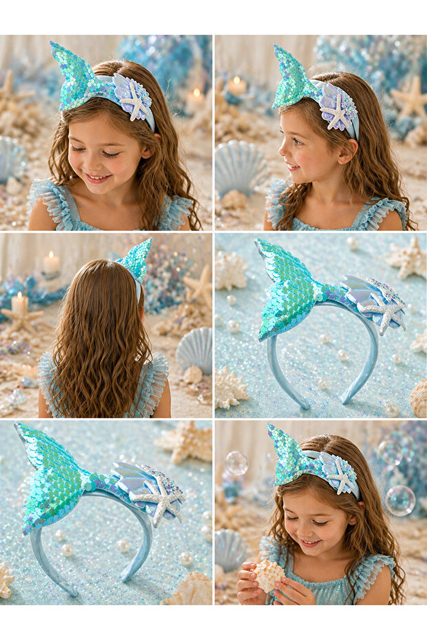 Mermaid Sparkling Girl's Crown