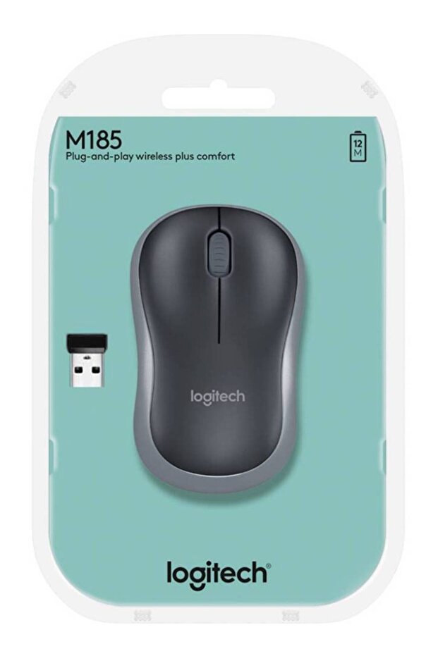 Mouse M185 USB Gri Wireless - 2
