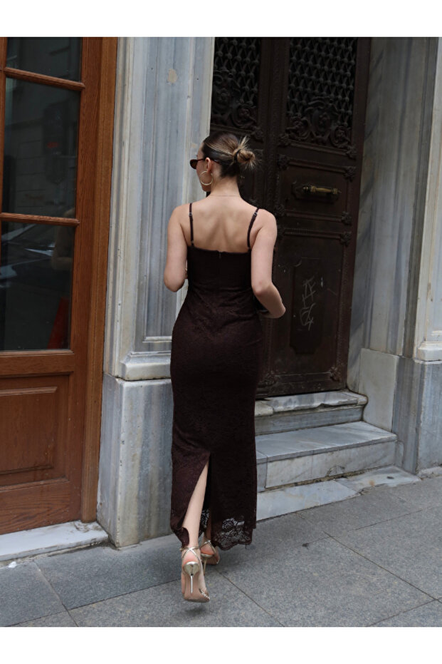 ROCHIE DE CAFEA CU DANTELĂ - 3