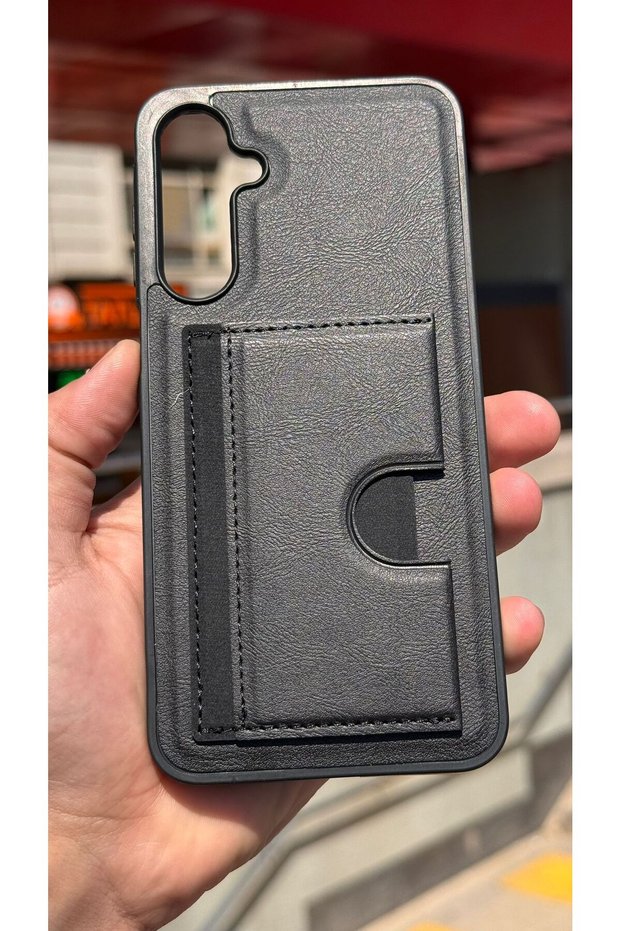 Galaxy A16 Velvet Card Holder Stand Case