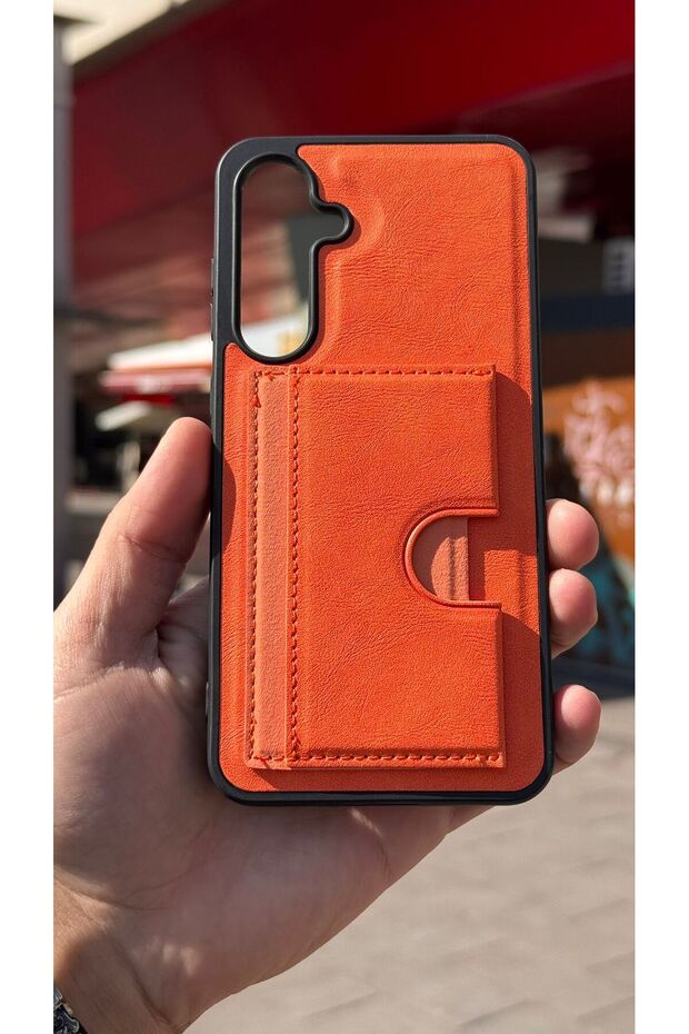 Galaxy S24 Fe Case with Velvet Card Holder and Stand