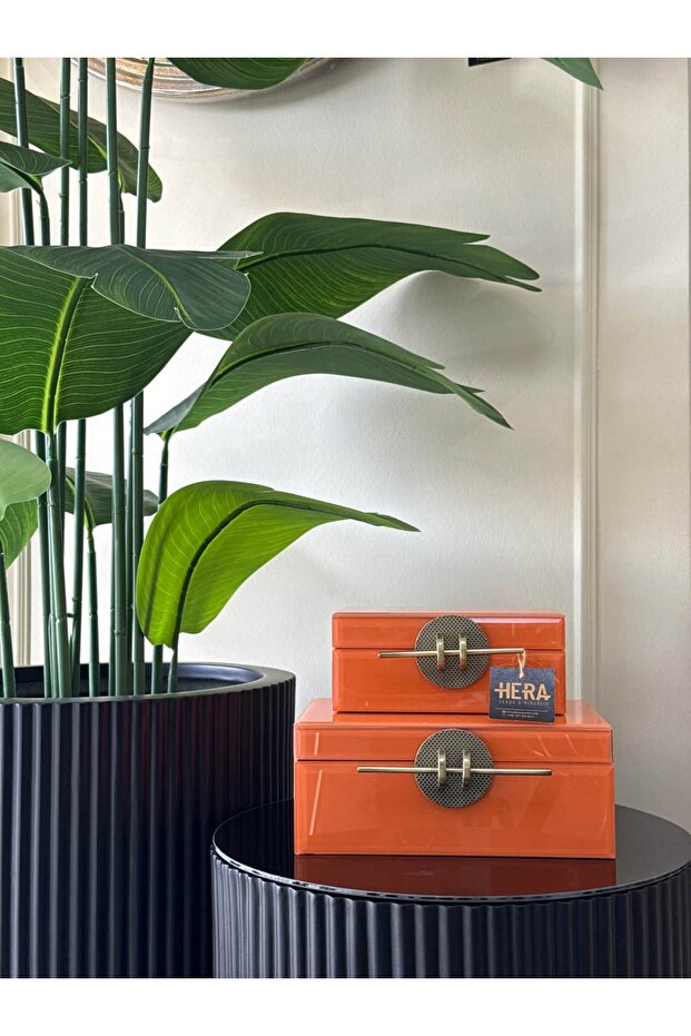Imported 2-Piece Glass Box with Arma Detail