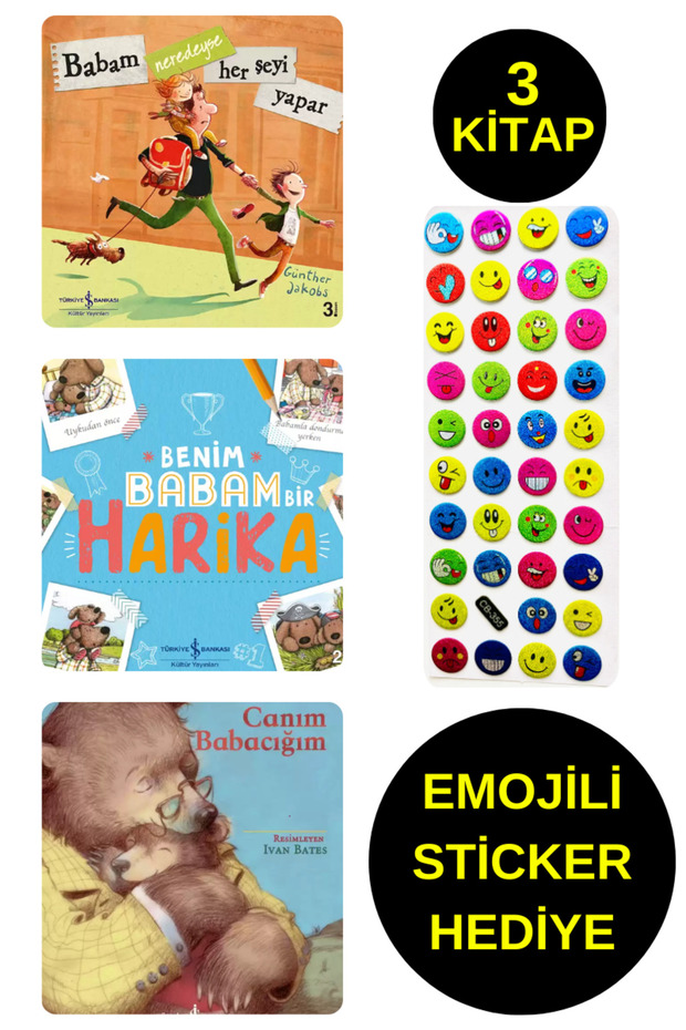 KOPUZ KİTAP 3-Book Set Story Series - 3 Books about My Father