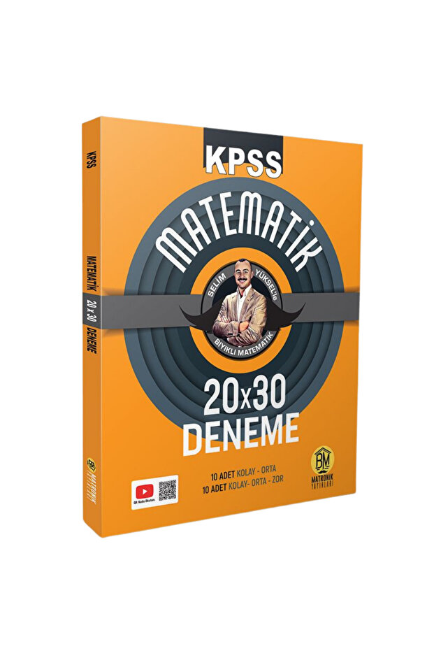 Bıyıklı Matematik KPSS Matematik 20x30 Deneme Sınavı -